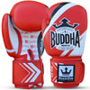 Guantes de competición homologados Boxeo Muay Thai Kick Boxing Fighter vermello - Buddha Fight Wear