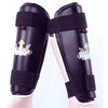 Tibia Black Shin Guards für den Wettbewerb zugelassen Muay Thai Kick Boxing Full Contact Buddha - Buddha Fight Wear
