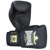 Guantes de boxeo Tailandia de Muay Thai Kick Boxing Negro Mate - Buddha Fight Wear