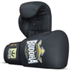 Guantes de boxeo Tailandia de Muay Thai Kick Boxing Negro Mate - Buddha Fight Wear