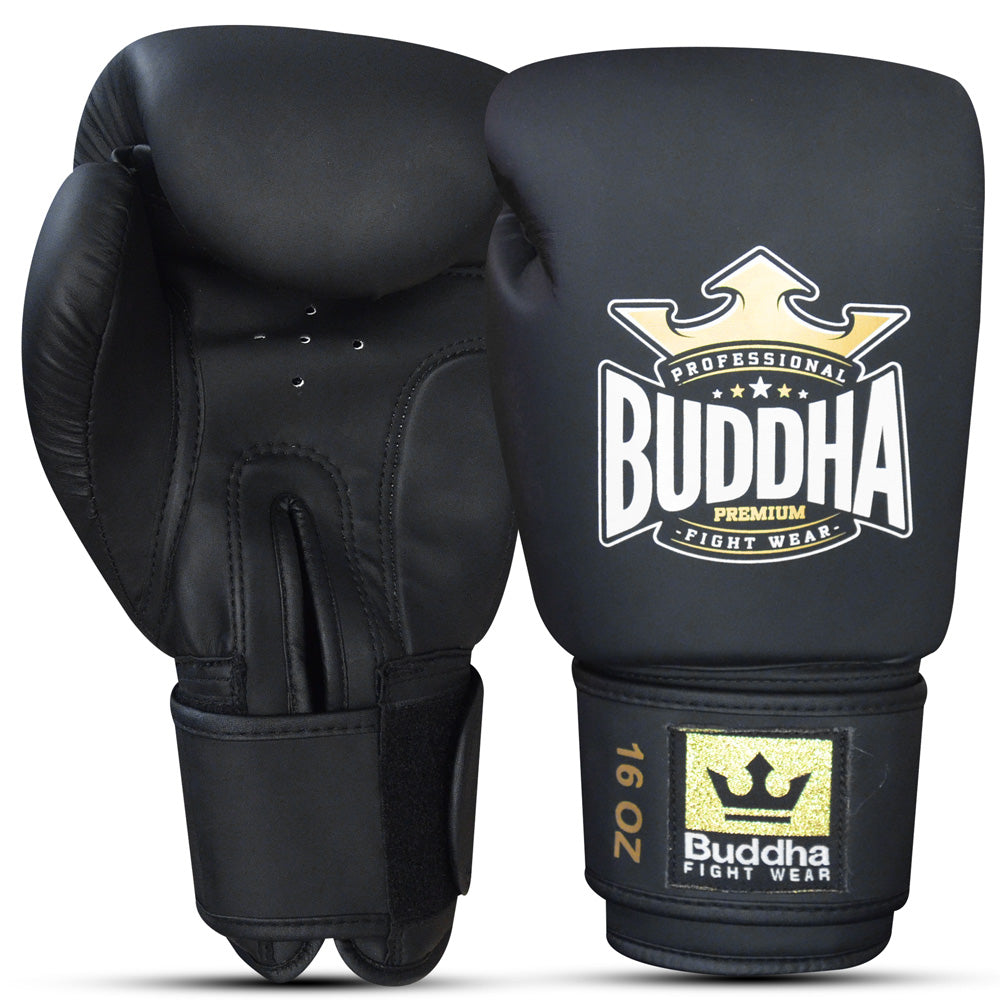Buddha Espinilleras Infantiles Muay Thai MMA Kick Boxing Epic Mate Negro