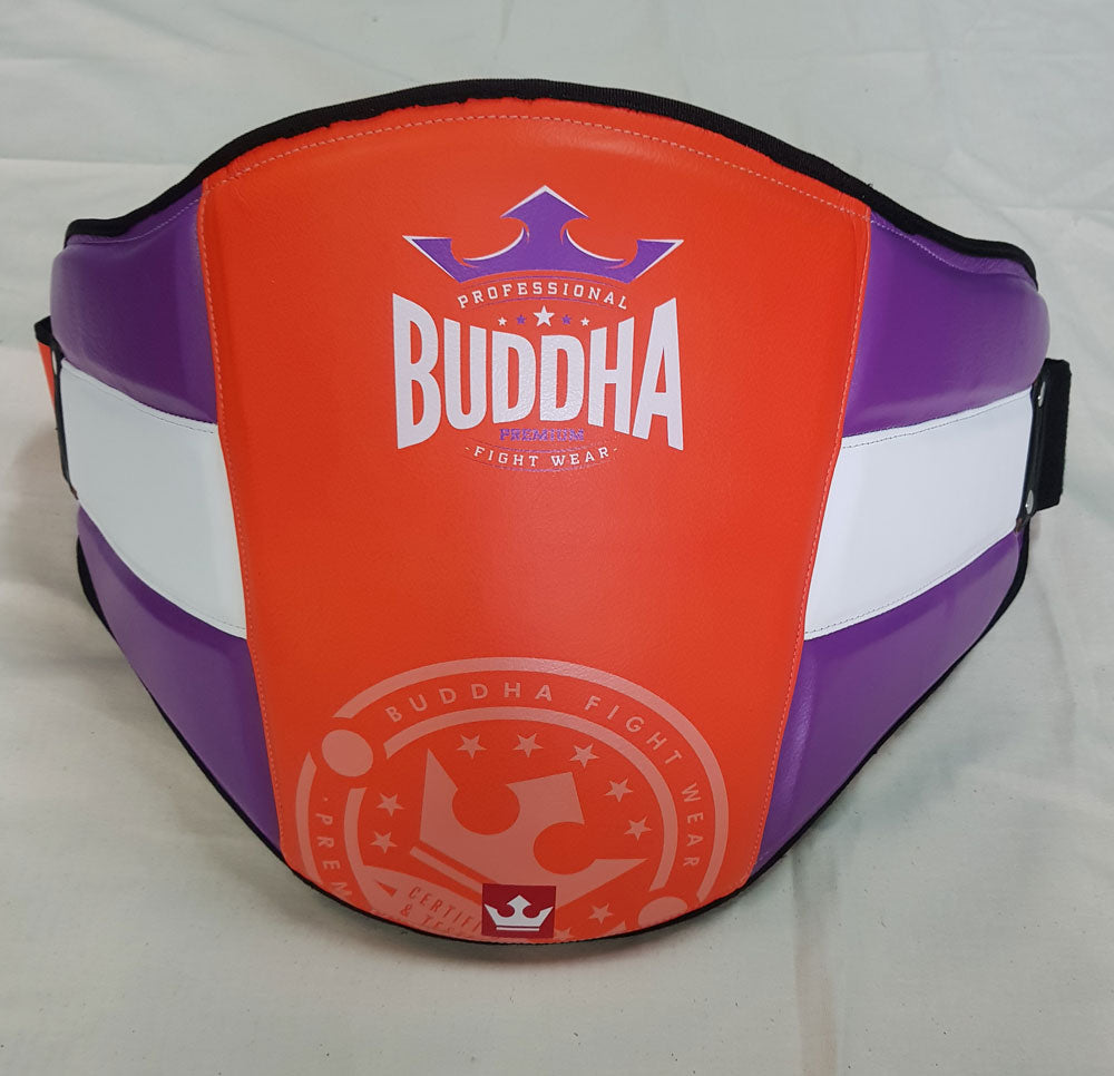 Ventral Profesional Buddha Thailand Naranja-Púrpura-Blanco - Buddha Fight Wear