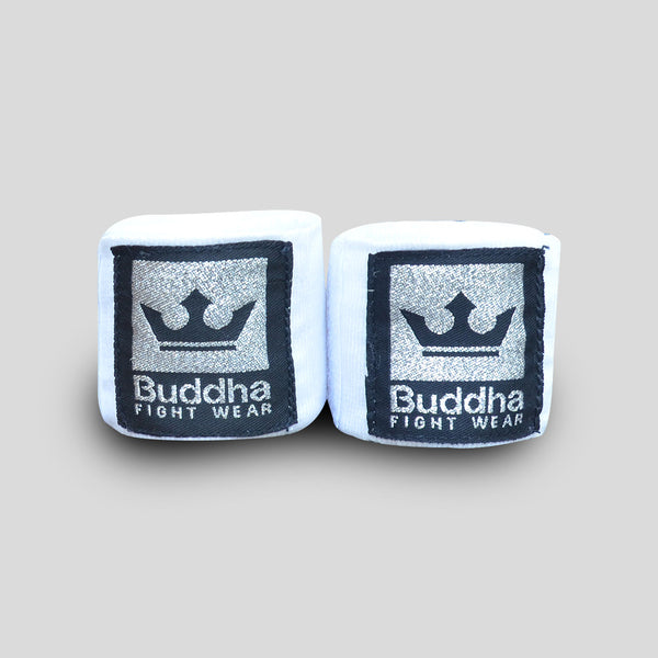 Kotoizko zuri erdi elastikoko boxeo bendak - Buddha Fight Wear