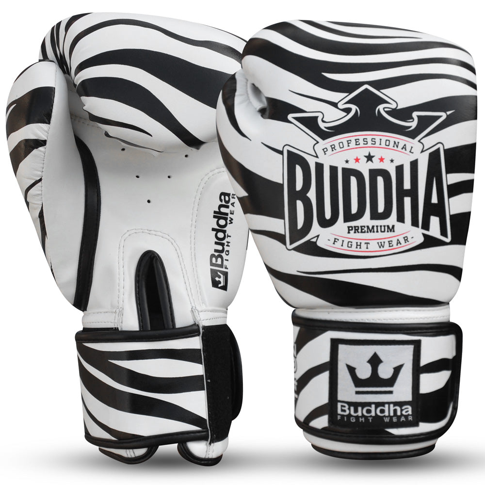 Guantes de Boxeo Muay Thai Kick Boxing Fantasy Zebra Special Edition –  Buddha Fight Wear